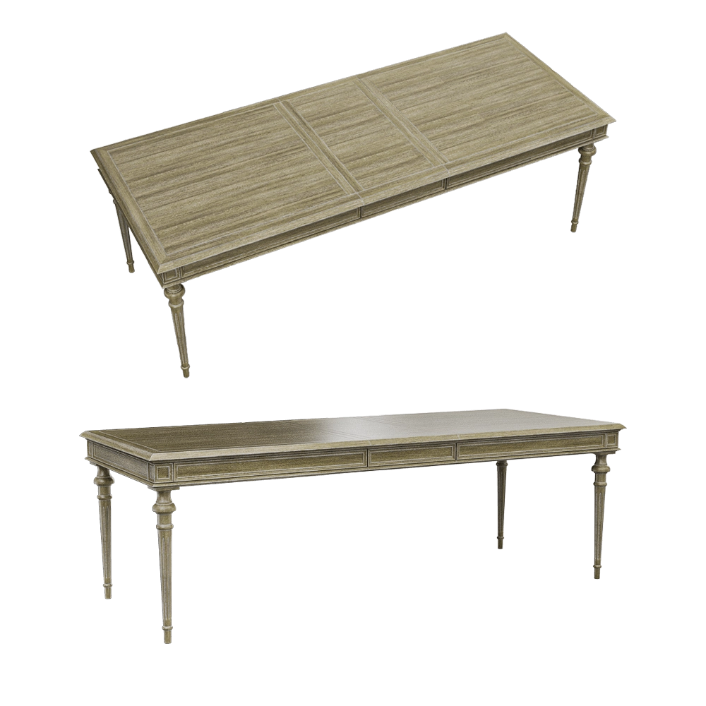 Full House – Dinner table 3D Model Full House – Dinner table 3D Model