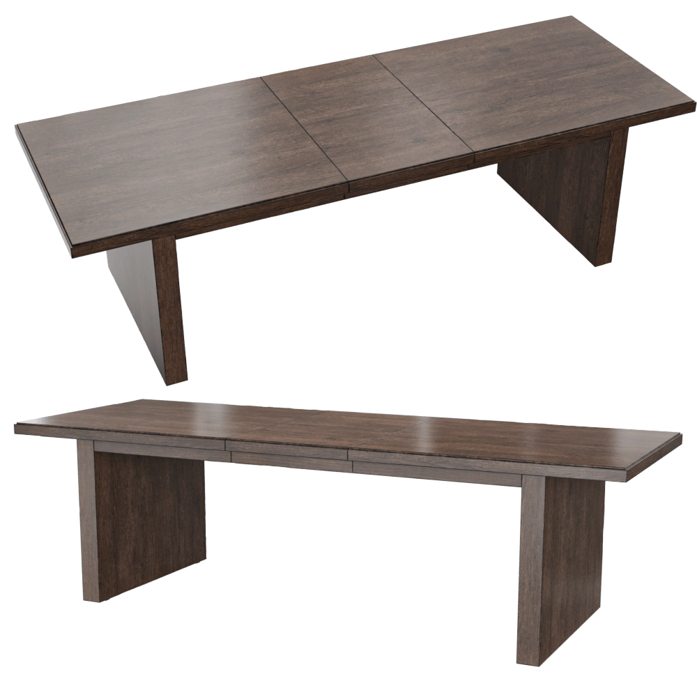 Full House – Extendable dining table 3D Model