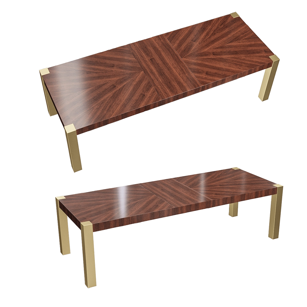 Full House – Extendable dining table 3D Model Full House – Extendable dining table 3D Model