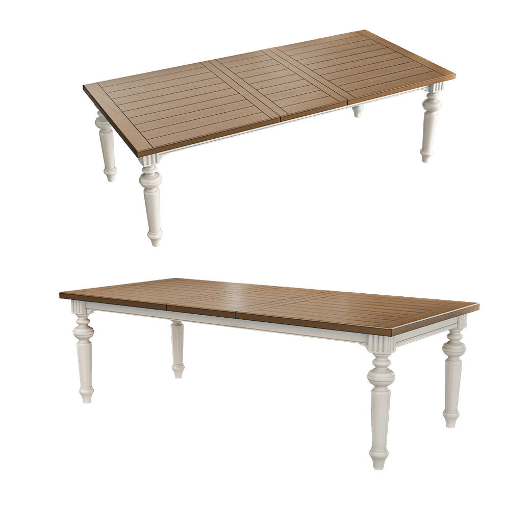Full House – Extendable rectangular table 3D Model