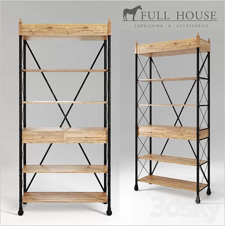 FULL HOUSE. Rack 1BCBG009 3D Model