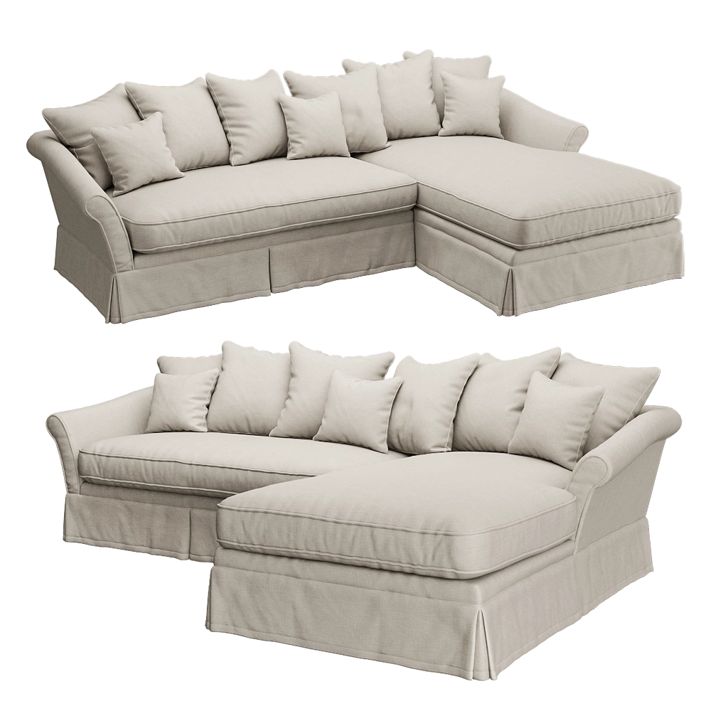 Full House – Sofa Belgian corner 3D Model Full House – Sofa Belgian corner 3D Model