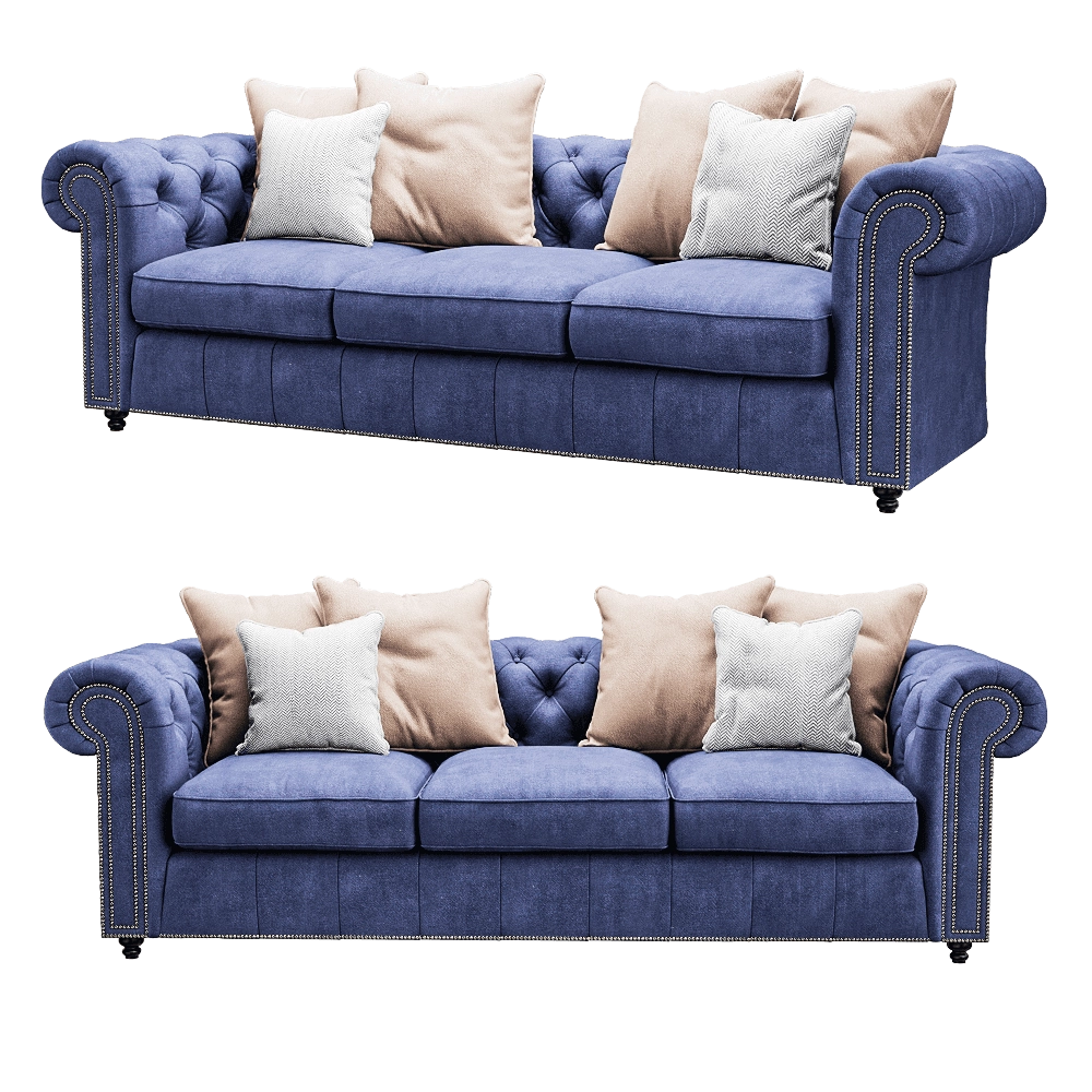 Full House – Sofa Chester 1 3D Model Full House – Sofa Chester 1 3D Model