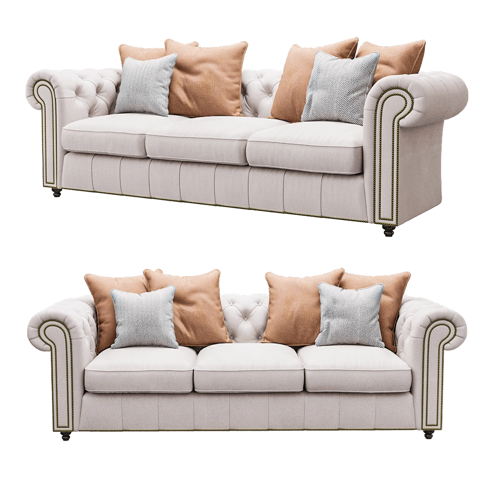 Full House – Sofa Chester 2 3D Model Full House – Sofa Chester 2 3D Model