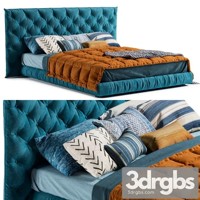 Full Moon Bed by Bonaldo 3D Model Download