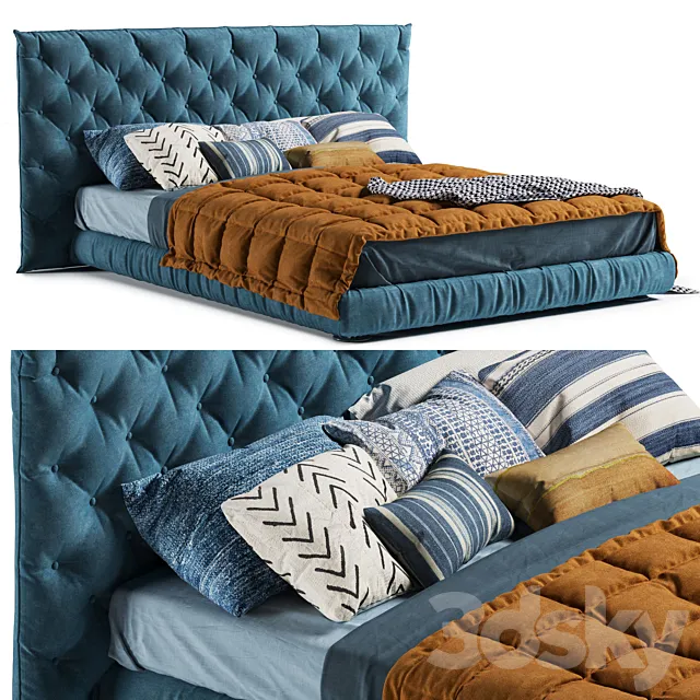 Full Moon Bed by Bonaldo. Giuseppe Viganò 2019 3DModel Full Moon Bed by Bonaldo. Giuseppe Viganò 2019 3DModel