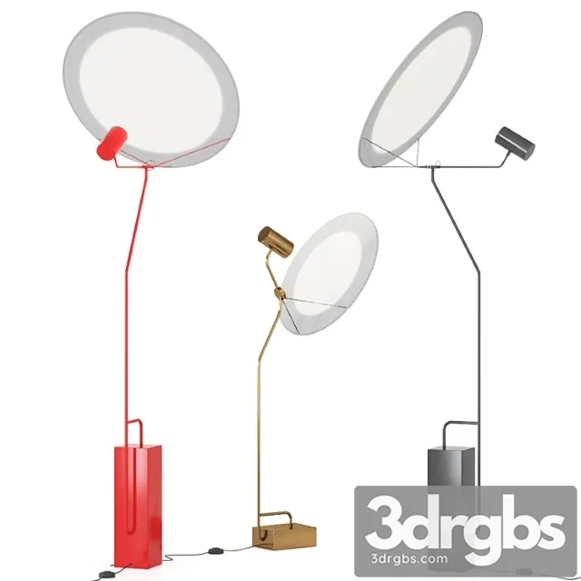 Full Moon Floor Lamp By Cedric Ragot For Roche Bobois 3D Model Download