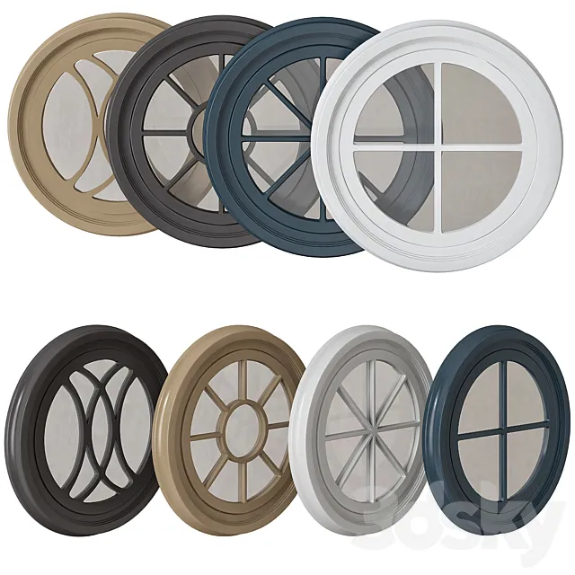 Full-Round Accent Window 3DModel