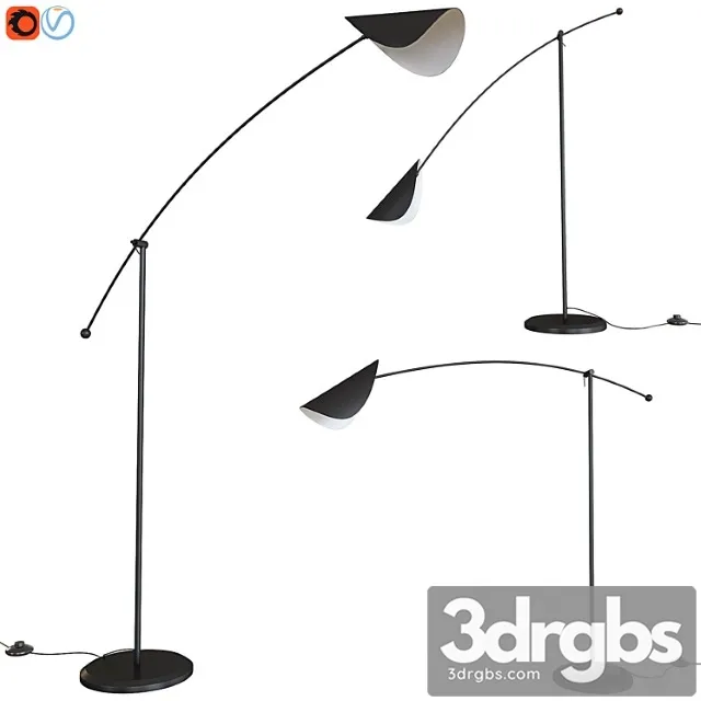 Funambule adjustable reading arc floor lamp Funambule adjustable reading arc floor lamp