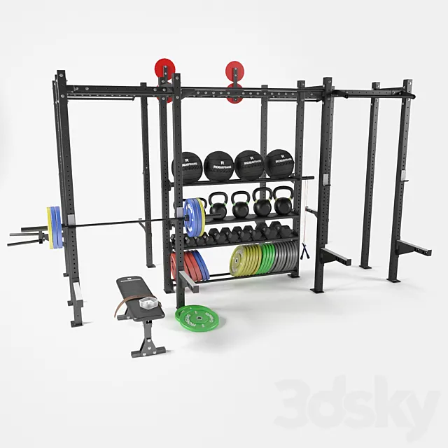 Functional frame for fitness 3DModel