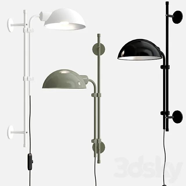 FUNICULI PLUG-IN WALL LIGHT 3D Model FUNICULI PLUG-IN WALL LIGHT 3D Model