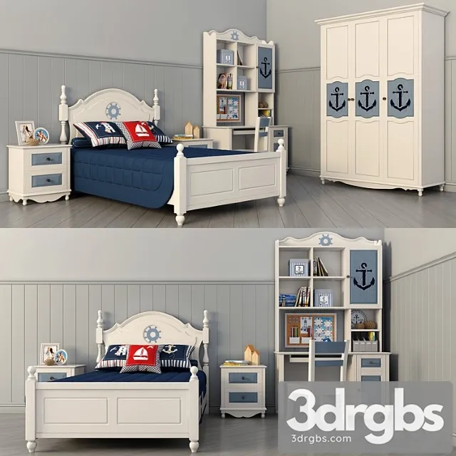 Funiture Children 3 3D Model Download