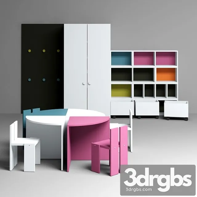 Funiture Children 4 3D Model Download