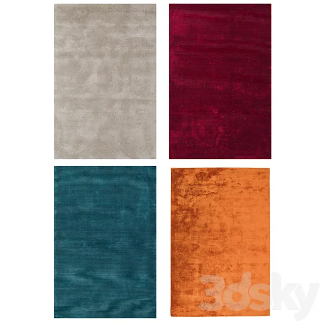 Fur Carpet 04 3D Model Fur Carpet 04 3D Model