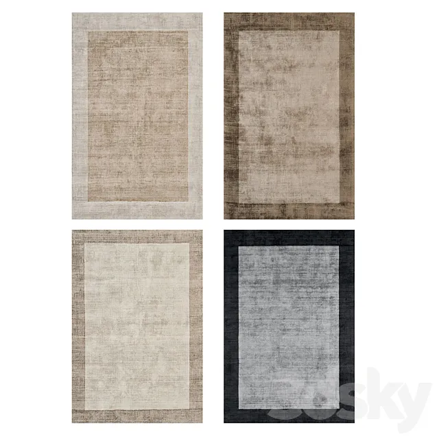 Fur Carpet 22 3D Model Fur Carpet 22 3D Model