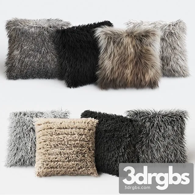 Fur pillow set Fur pillow set