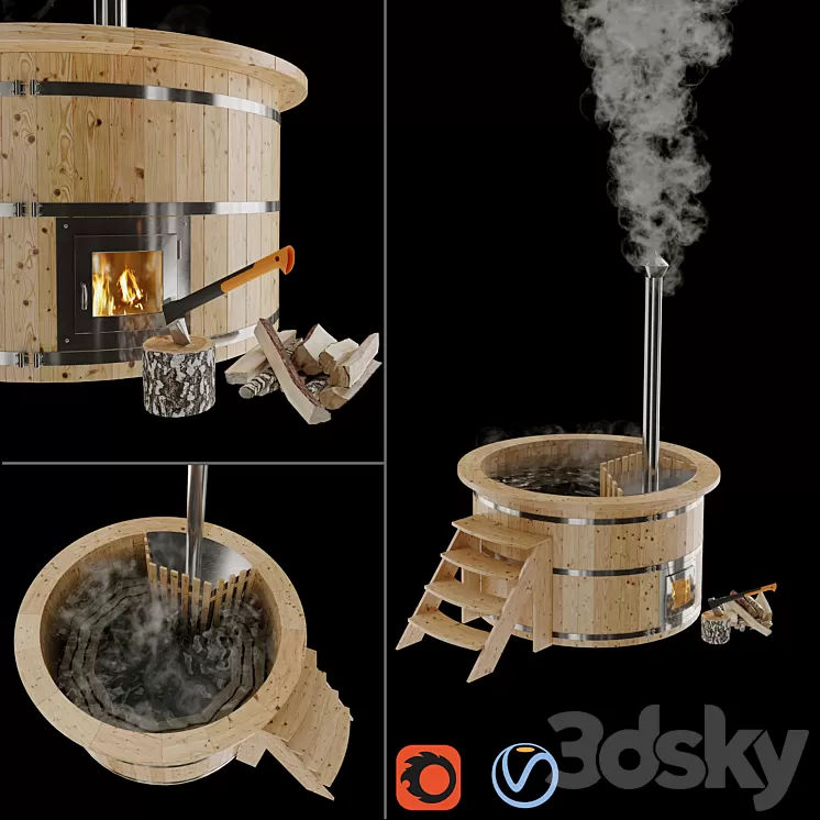 Furaco Bath 3D Model Furaco Bath 3D Model