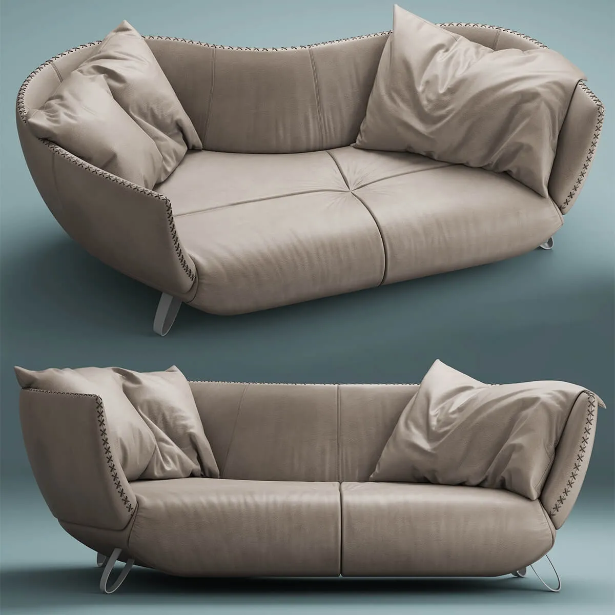 furniture – 2 Sofas desede DS-102 3D Model