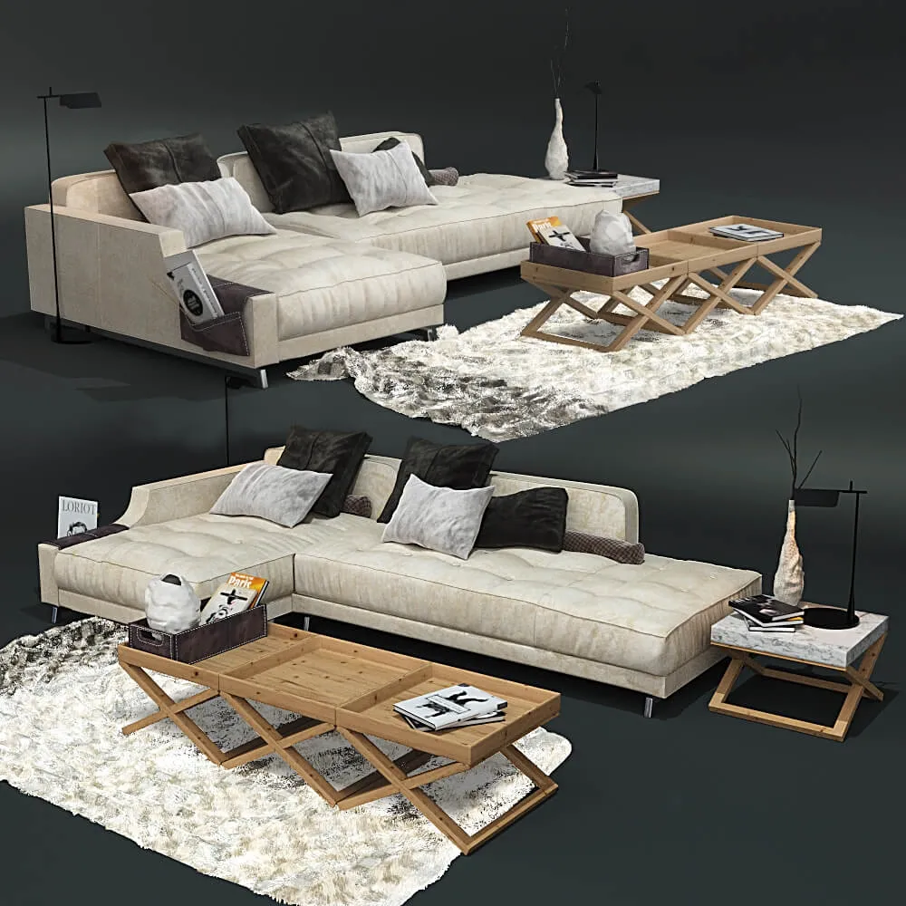 furniture – 310 Sofa Vibieffe Identify 3D Model