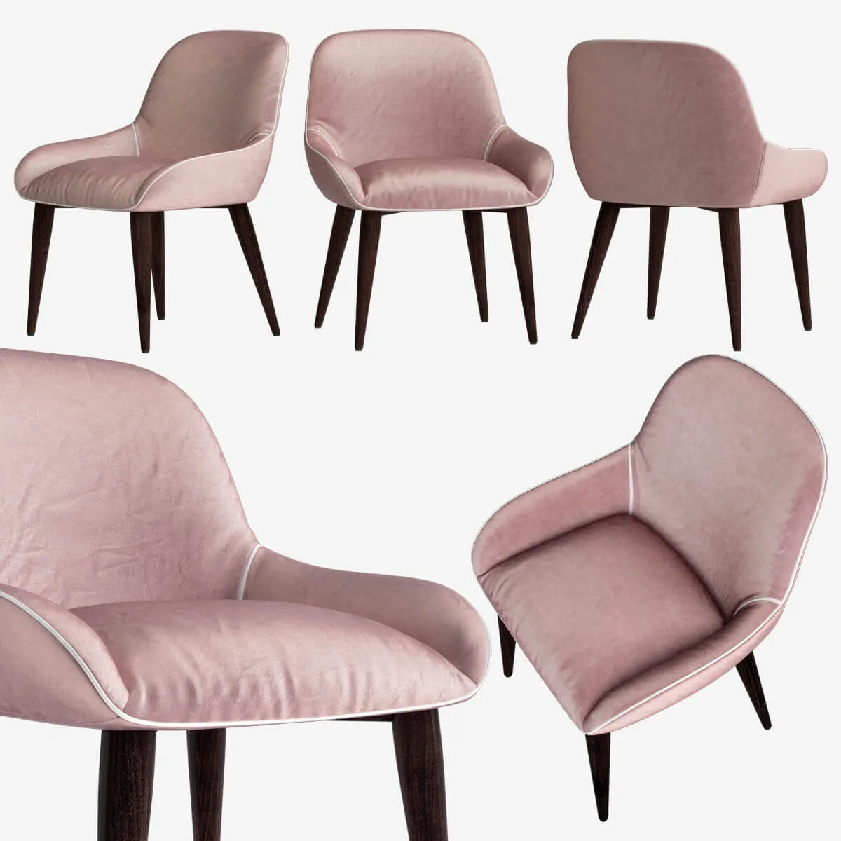 furniture – A3dM Armchair DENY DeepHouse art 51392 3D Model