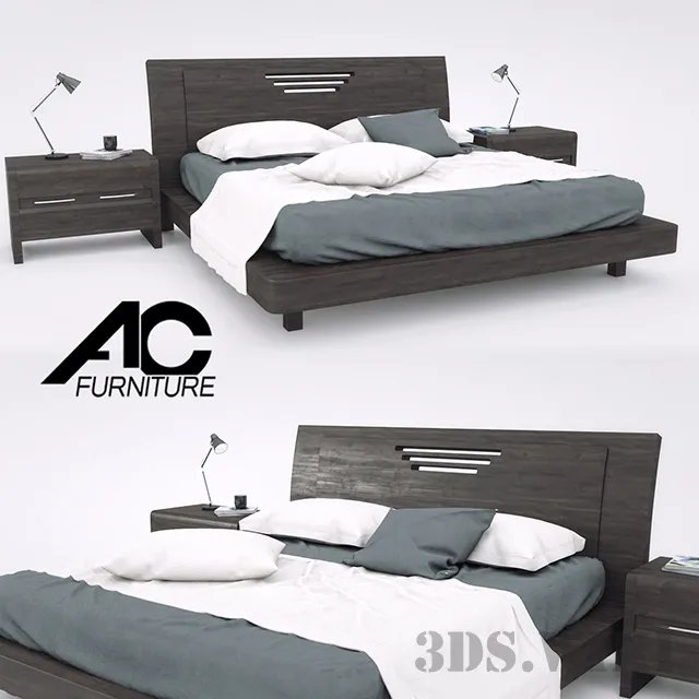 furniture – ACF Pulsar 1 bed 3D Model furniture – ACF Pulsar 1 bed 3D Model