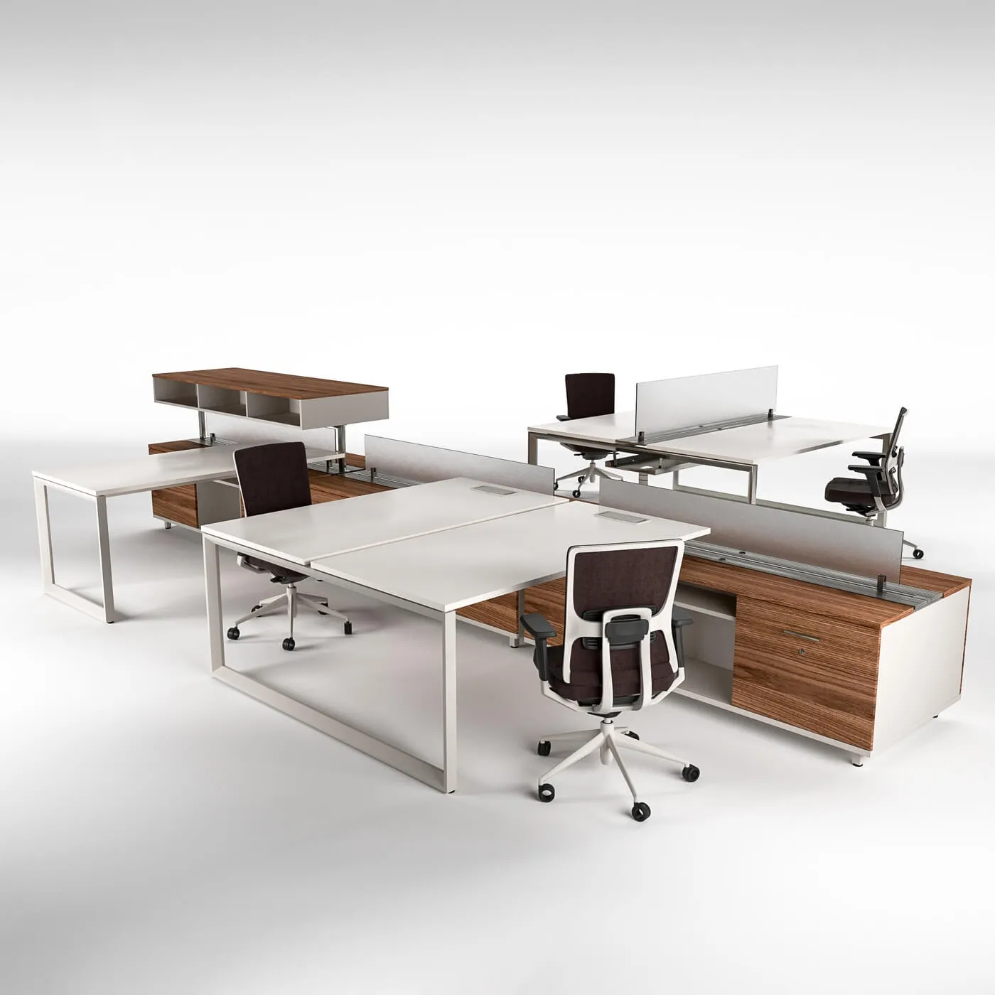 furniture – Actiu Vital plus Spine office furniture 3D Model