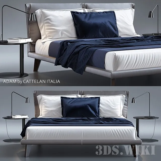 furniture – Adam bed by Cattelan Italia 3D Model