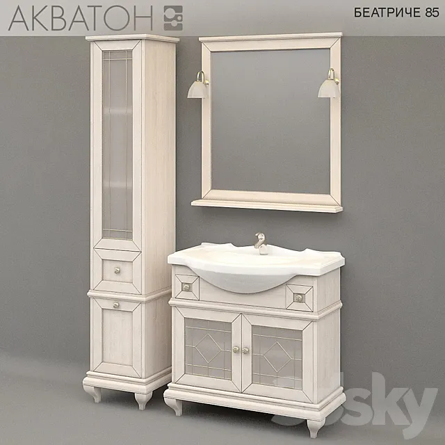 Furniture Akvaton Beatrice 85 3DModel Furniture Akvaton Beatrice 85 3DModel