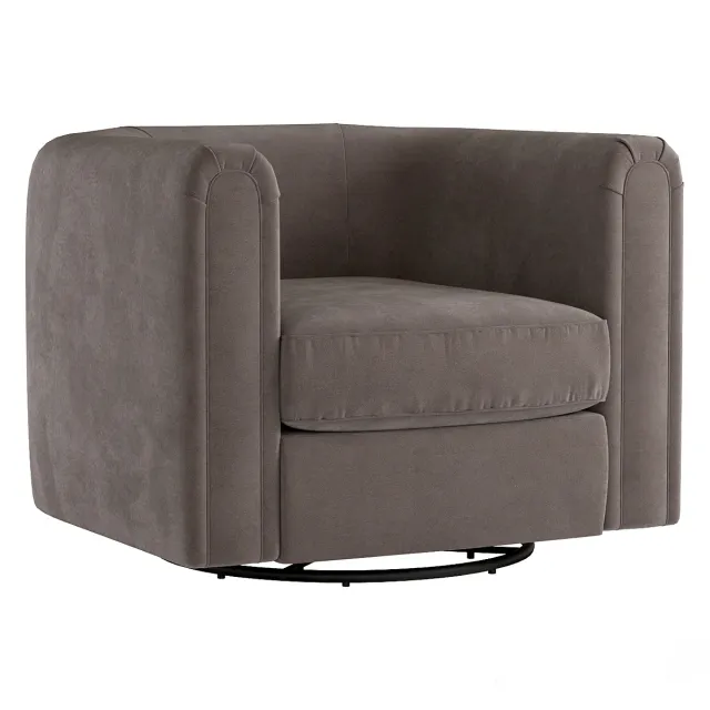 furniture – Alden Barrel Club Armchair 3D Model