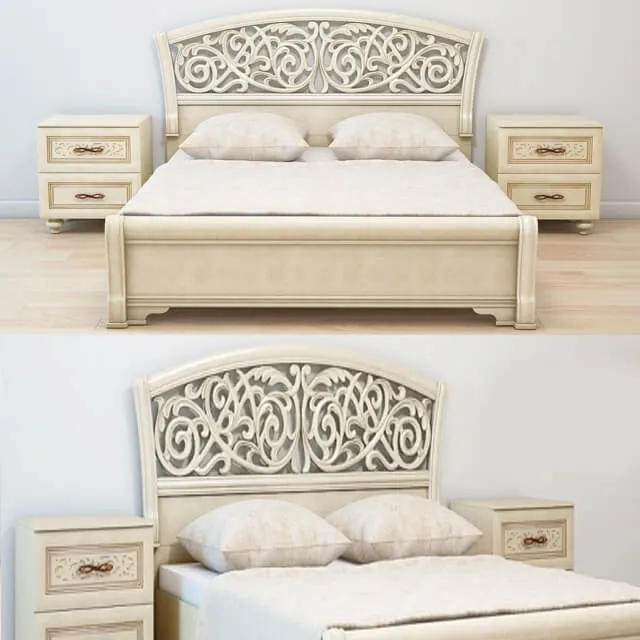 furniture – Alexandria bed 3D Model