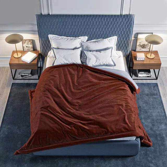 furniture – Alf Dafre Allen bed 3D Model