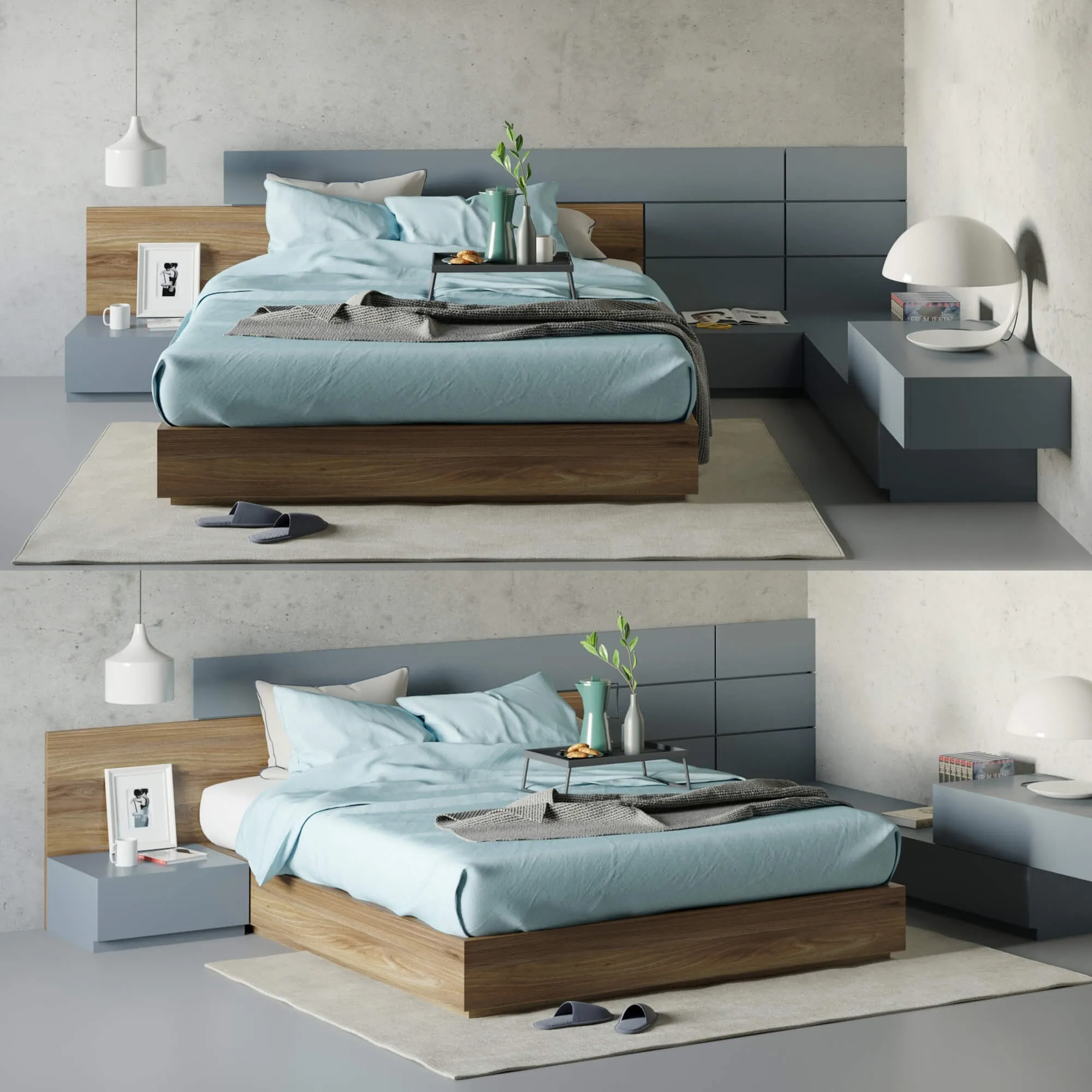 furniture – Alf DaFre Skip bed 3D Model