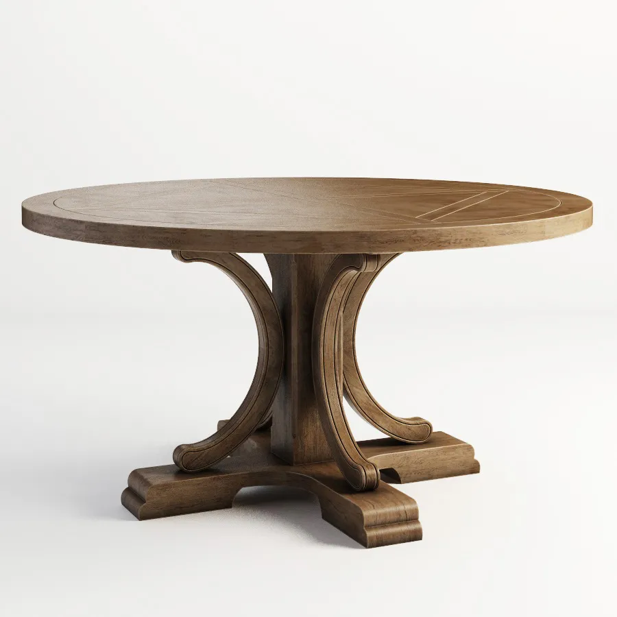 furniture – Alford round table 09 3D Model