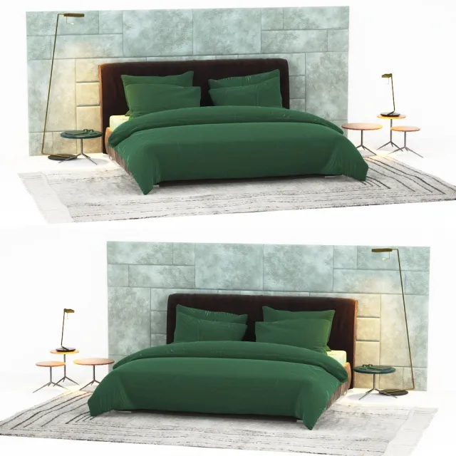 furniture – Alfred soft bed Baxter 3D Model furniture – Alfred soft bed Baxter 3D Model