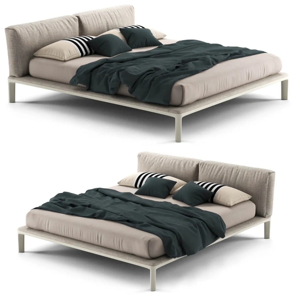 furniture – Alivar Join bed 0052 3D Model