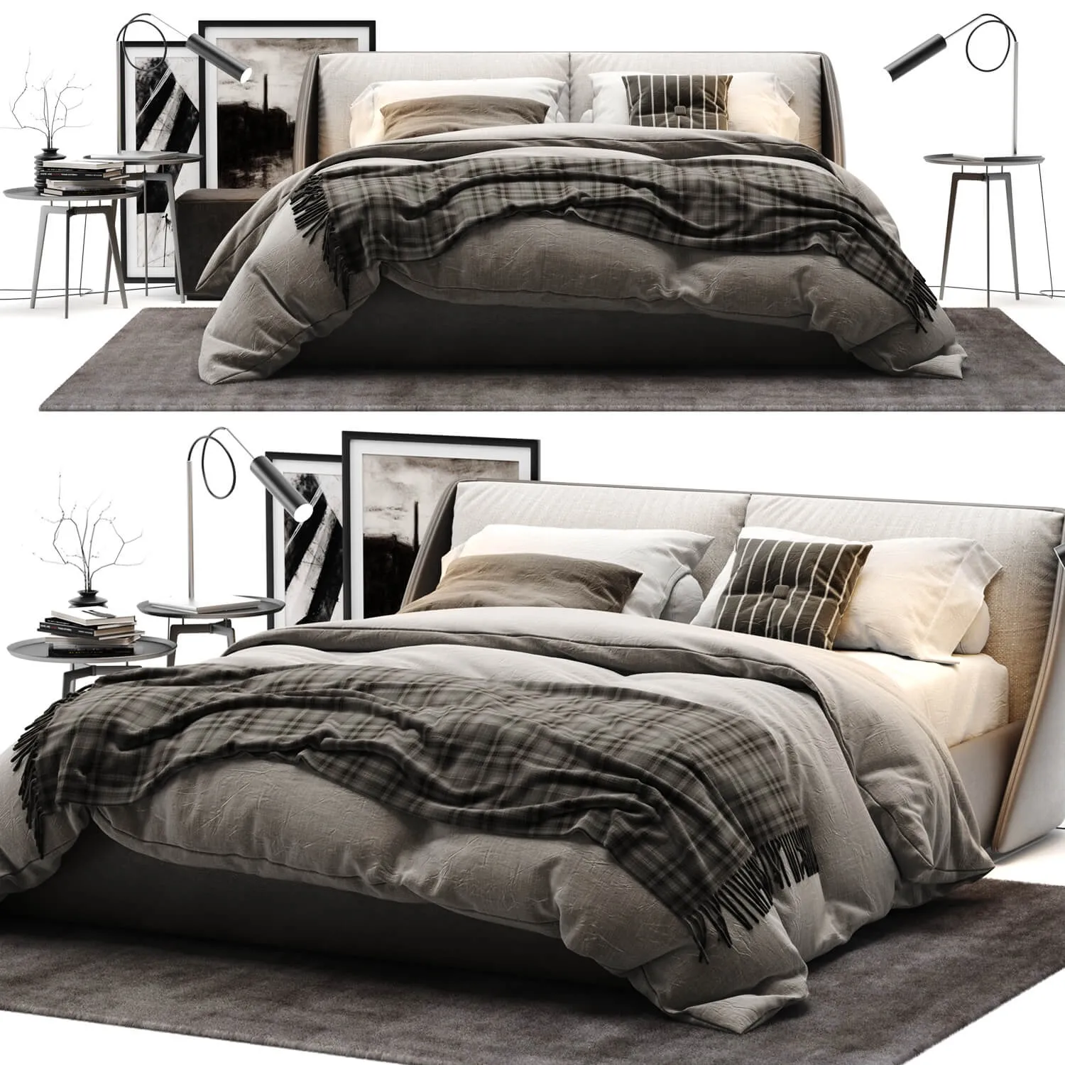 furniture – Alivar Lagoon bed 4 3D Model