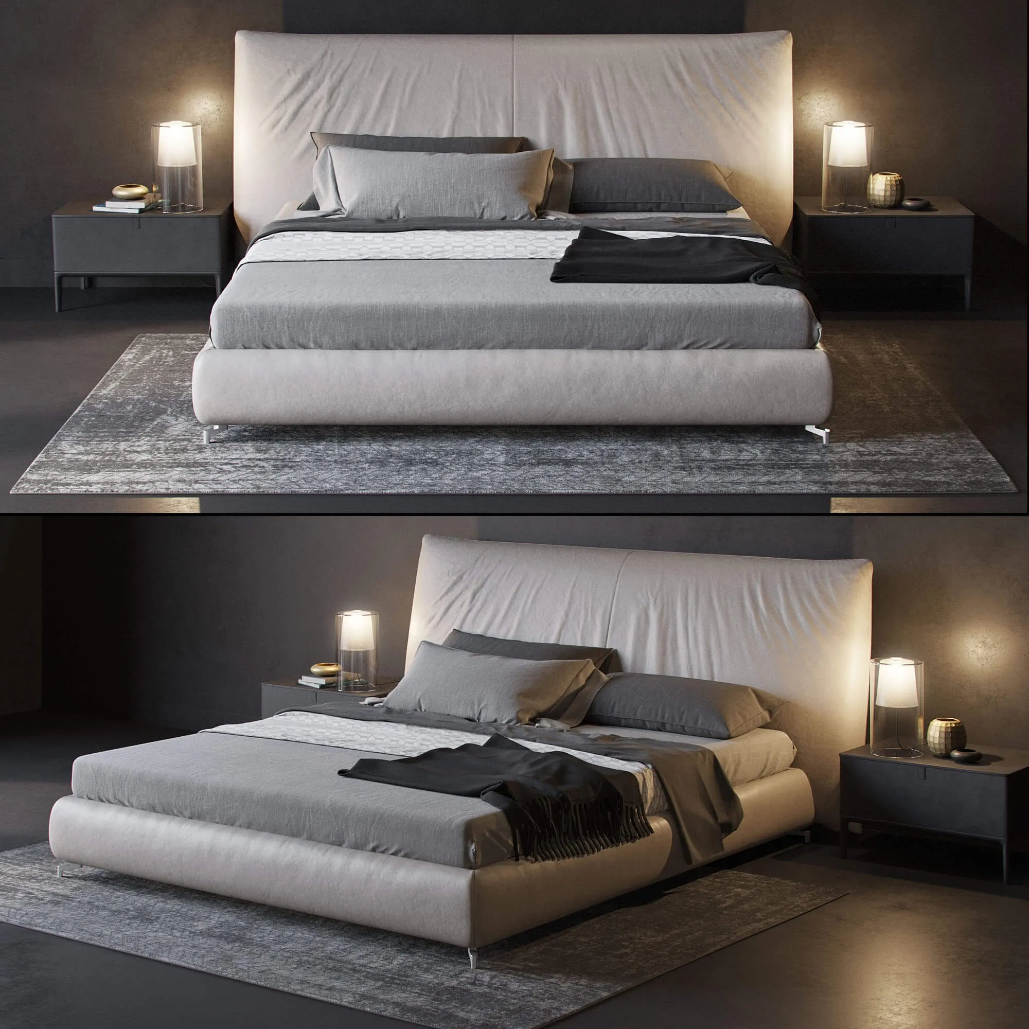 furniture – Alivar suite bed 3D Model furniture – Alivar suite bed 3D Model