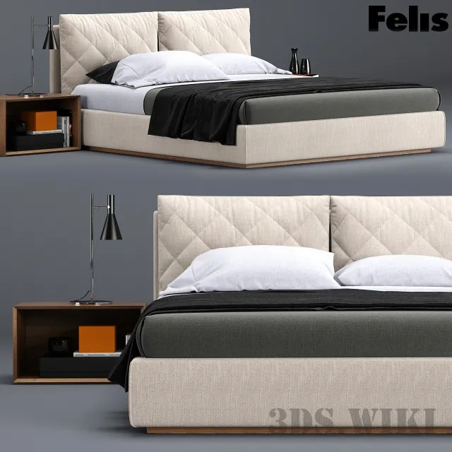 furniture – ALLEN By Felis bed 3D Model