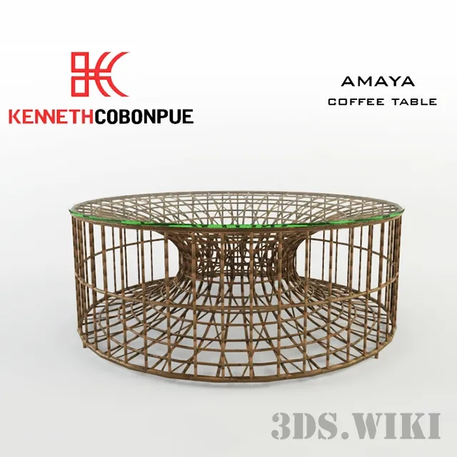 furniture – Amaya Center Table – Kenneth Cobonpue 3D Model