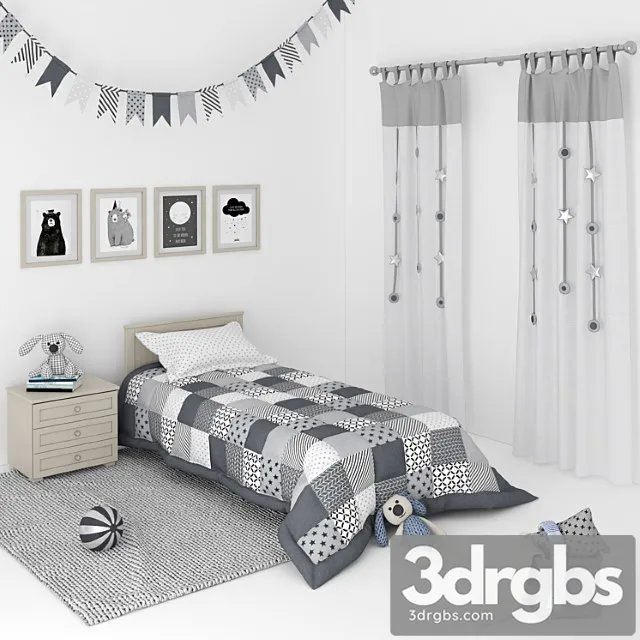 Furniture and Accessories for Children 1 3D Model Download