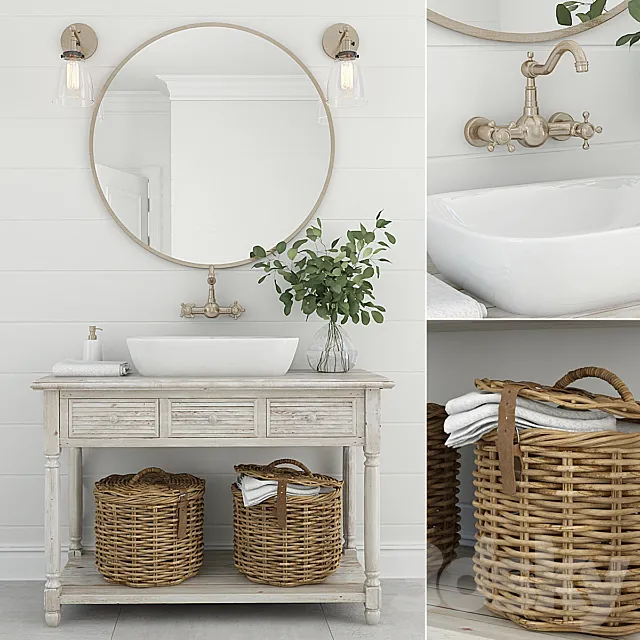 Furniture and decor for bathrooms 10 3DModel Furniture and decor for bathrooms 10 3DModel