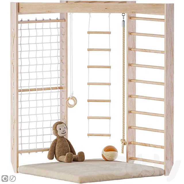 Furniture and toys 03 3D Model