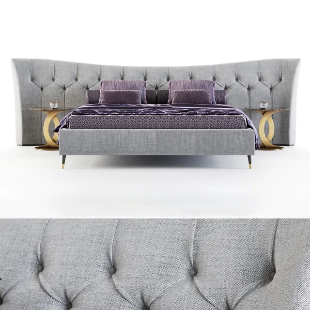 furniture – Angelo Cappellini butterfly bed 3D Model furniture – Angelo Cappellini butterfly bed 3D Model