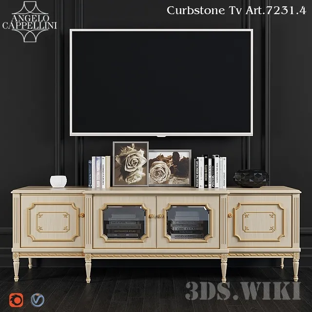 furniture – Angelo Cappellini TV Stand Art 3D Model furniture – Angelo Cappellini TV Stand Art 3D Model