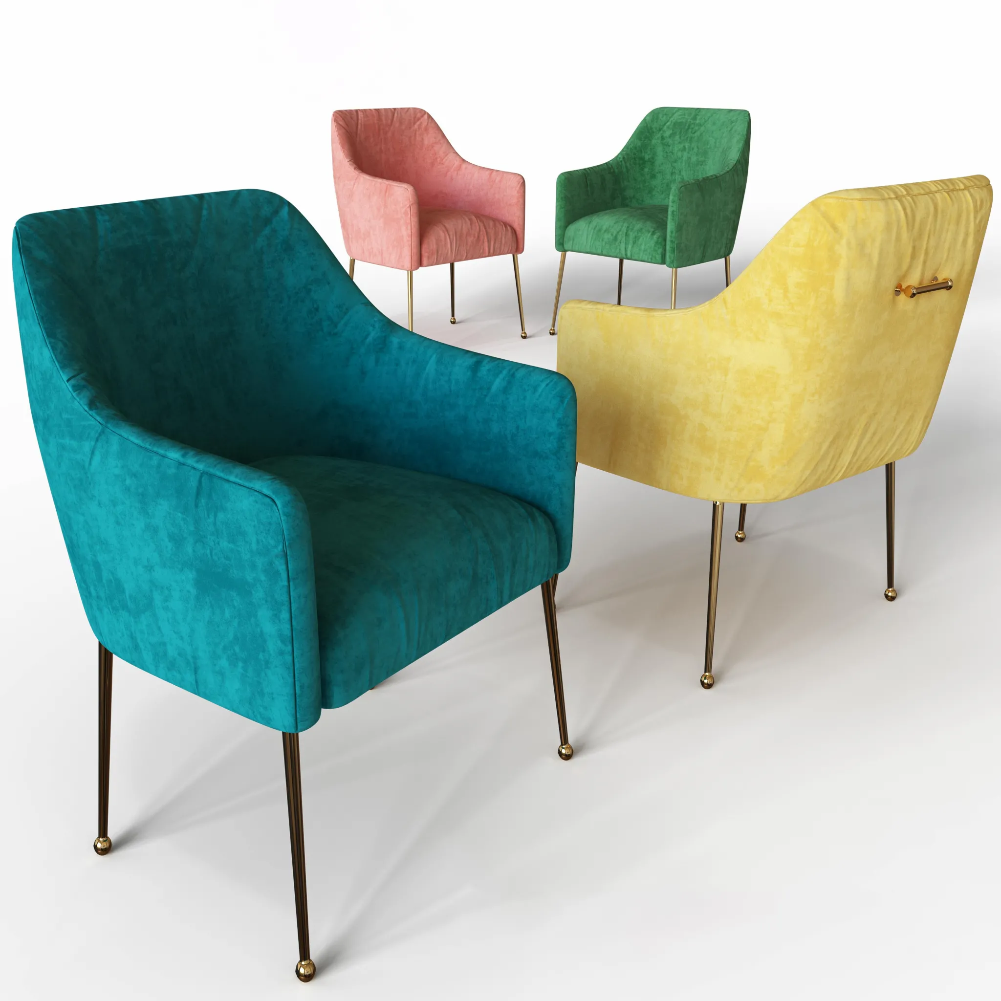 furniture – Anthropologie Elowen Armchair 3D Model