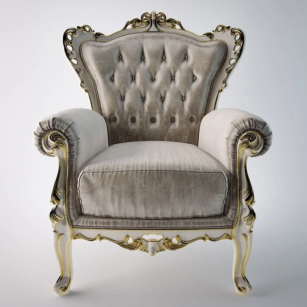 furniture – Antonelli Moravio armchair 2 3D Model