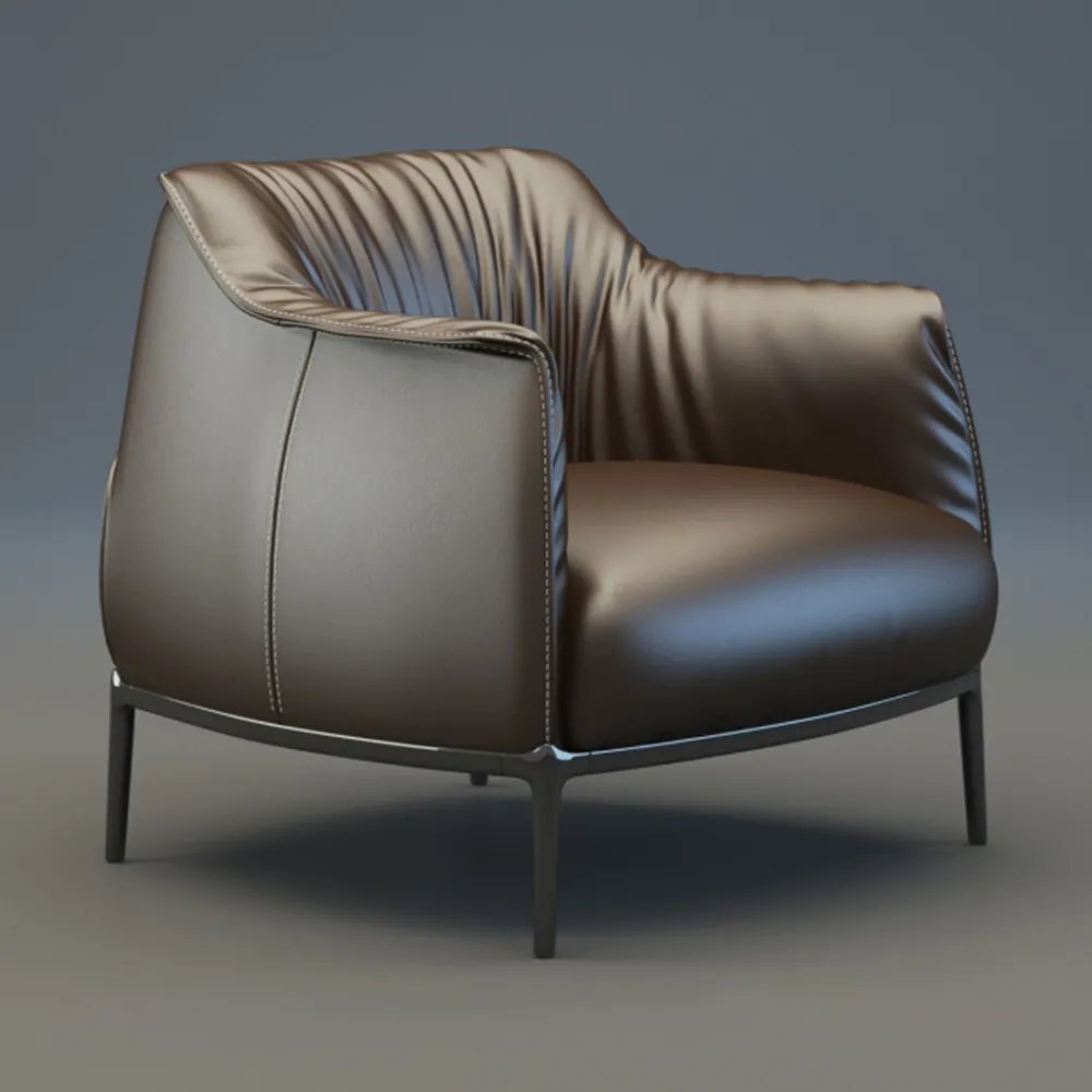furniture – ARCHIBALD armchair by Poltrona Frau 3D Model