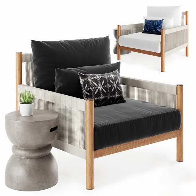 furniture – Architect Lounge Chair 2 3D Model