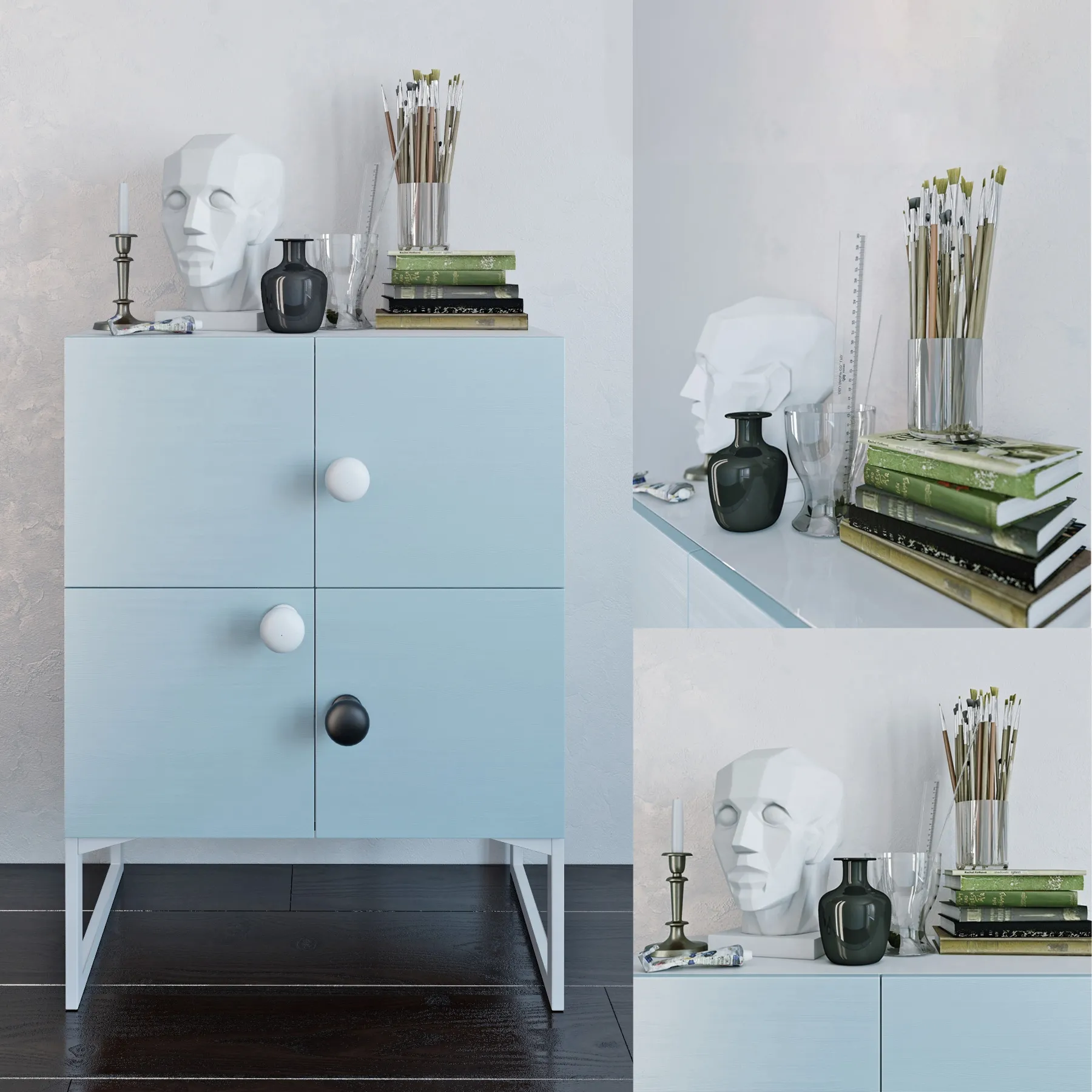 furniture – Aredi Scandi chest of drawer 793 3D Model furniture – Aredi Scandi chest of drawer 793 3D Model