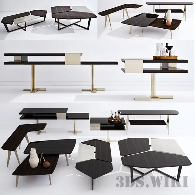 furniture – Arketipo coffee table set 3D Model